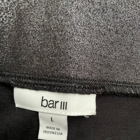 Bar III Metalic Midi Skirt - Picture 3 of 4